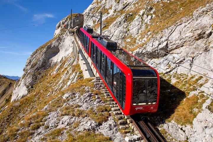 Zelfstandige rondreis op de Pilatus vanuit Luzern
