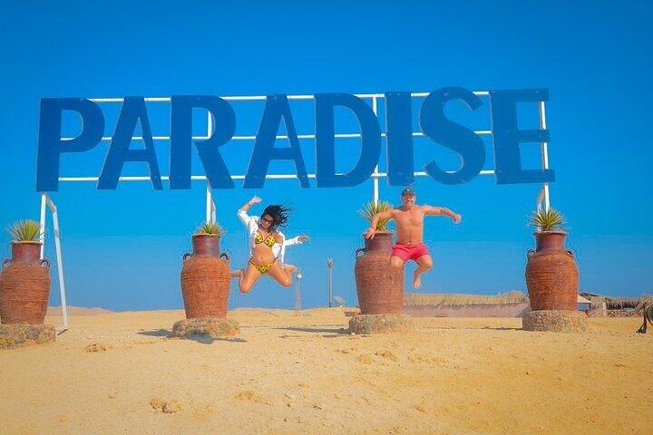 Paradise Island og snorkling og vandsport i Hurghada