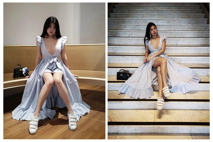 シンガポールの象徴的な写真を使ったインスタウォーク