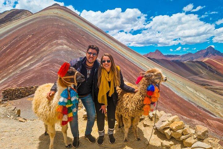 Excursão de dia inteiro Rainbow Mountain de Cusco com almoço