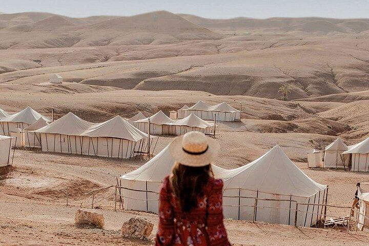 Agafay Desert-zonsondergangtrip met diner