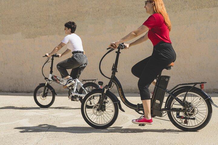 プライベート電動自転車ツアー。 マドリード中心部とレティーロ公園