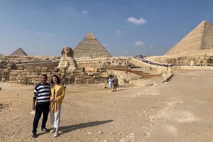 VIP Giza pyramids ,sphinx,Camel ride lunch and inside the pyramid