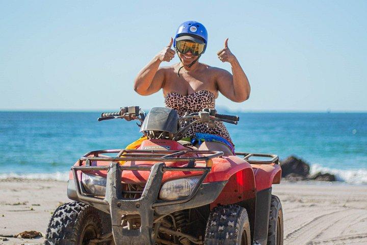 タマリンド、フラミンゴ、コンチャル、グランデからの 3 時間 ATV 人里離れたビーチ ツアー