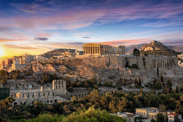 Private historische Wanderung durch Athen Akropolis und Stadion