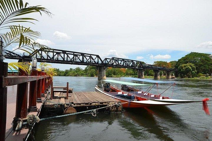 Excursion d'une journée à Kanchanaburi : River Kwai et Erawan Falls