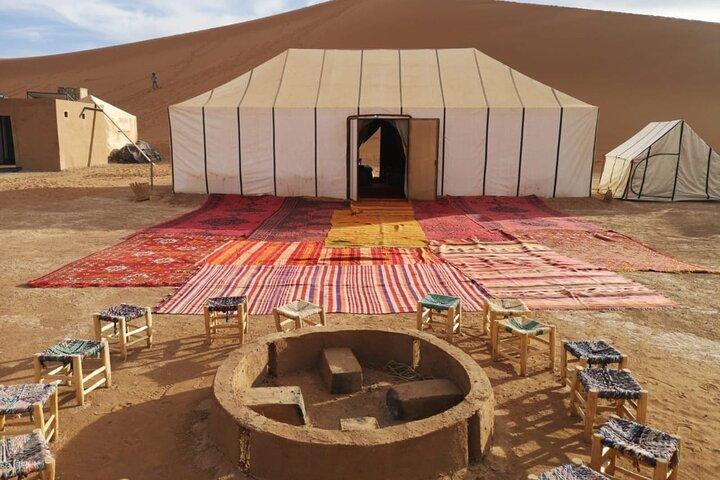 Avventura nel Sahara con guida berbera 3 giorni e 2 notti (campo fisso)