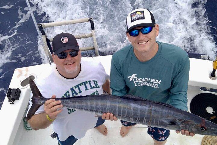 Halbtägige private Angelcharter in Cozumel