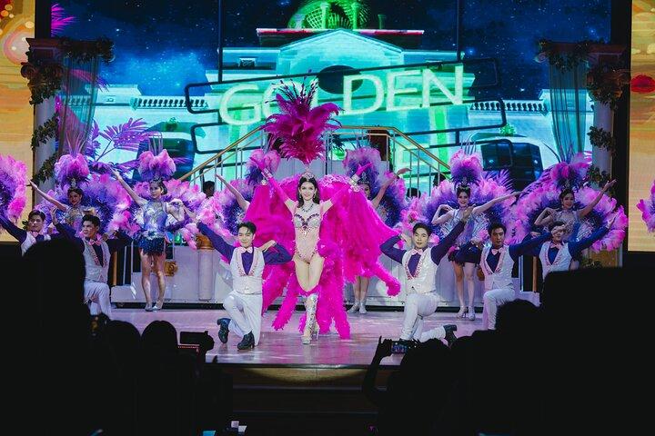 Espectáculo de cabaret en la cúpula dorada de Bangkok