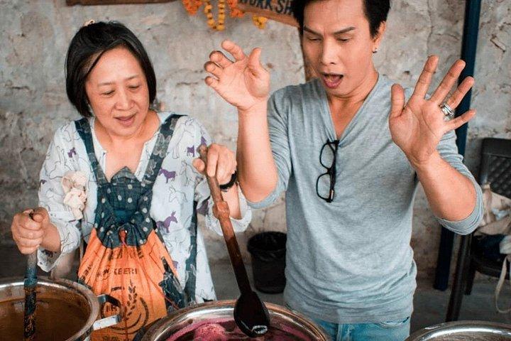 ランチ付きのプライベート天然染料とブロックプリントワークショップ