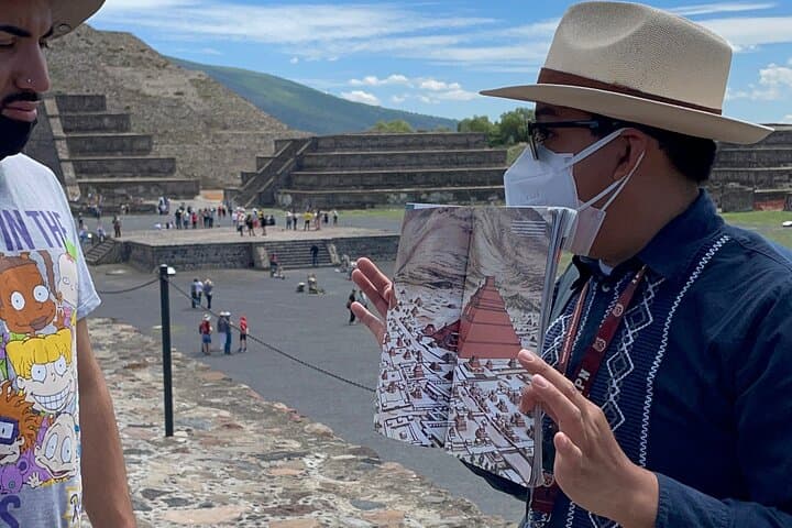 Tour of Teotihuacan Pyramids and Basilica from CDMX