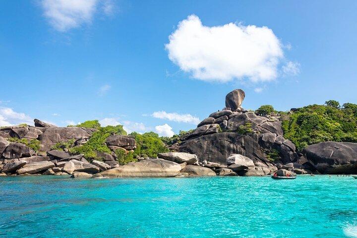 Tour di snorkeling di un'intera giornata sull'isola delle Similan in motoscafo da Khao Lak