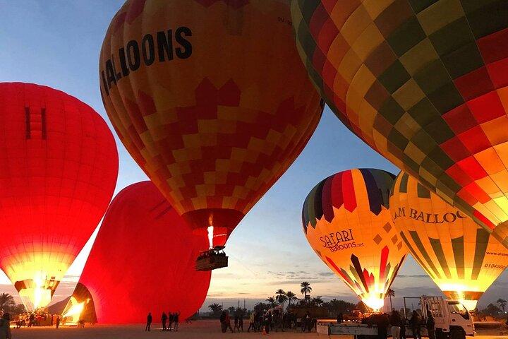 Luftballongfärd: Som en hök på Luxors himmel