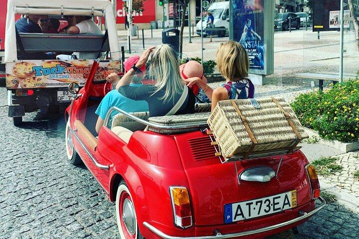 Lisbon by Fiat 500 Jolly Cabriolet!!