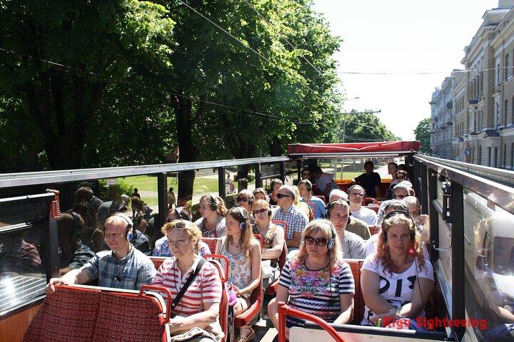 24h Riga Sightseeing Red Bus Grand Tour