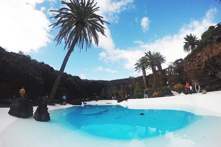 Tour zum Aussichtspunkt Jameos del Agua und zum Tal der 1000 Palmen für Kreuzfahrtpassagiere