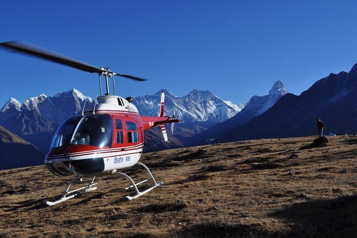 Tour del campo base dell'Everest e punto panoramico in elicottero da Katmandu