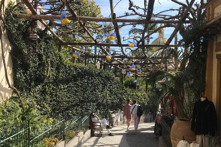考古学者と一緒にローマからポンペイとアマルフィ海岸へのプライベート ツアー