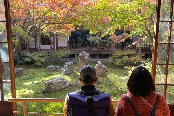 4.5 - ランチとユネスコの禅寺を巡る1時間の京都自転車ツアー