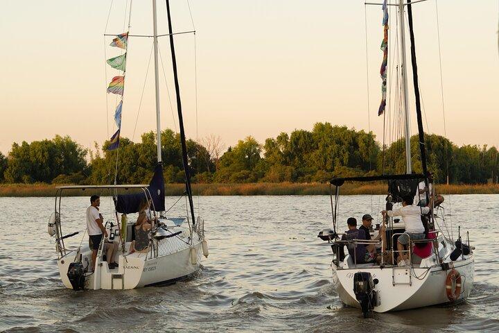 「SAILBOAT RIDE：タンゴとチョリパン（典型的なアルゼンチン料理）