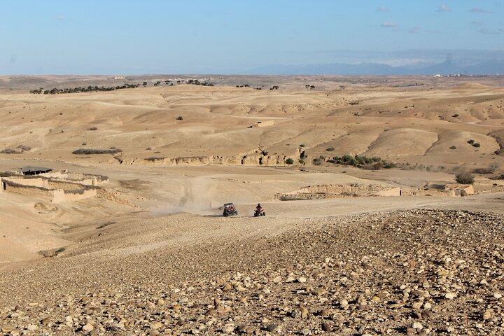 Agafay Desert : Quad Bike and Camel Riding Experience