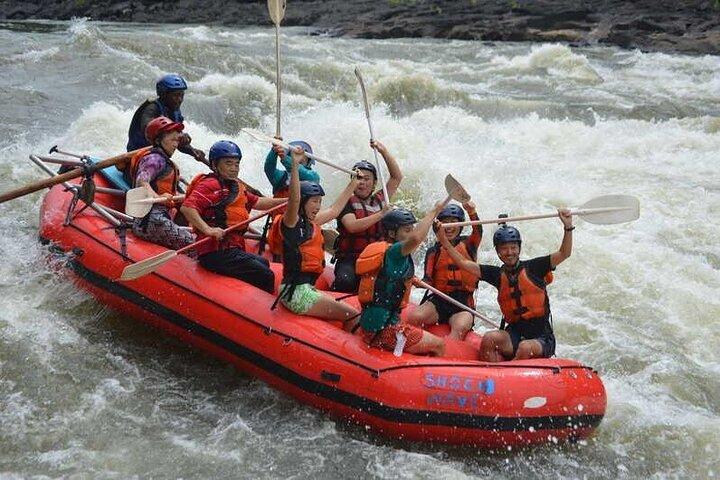 Rafting privato sulle rapide di un'intera giornata a Livingstone