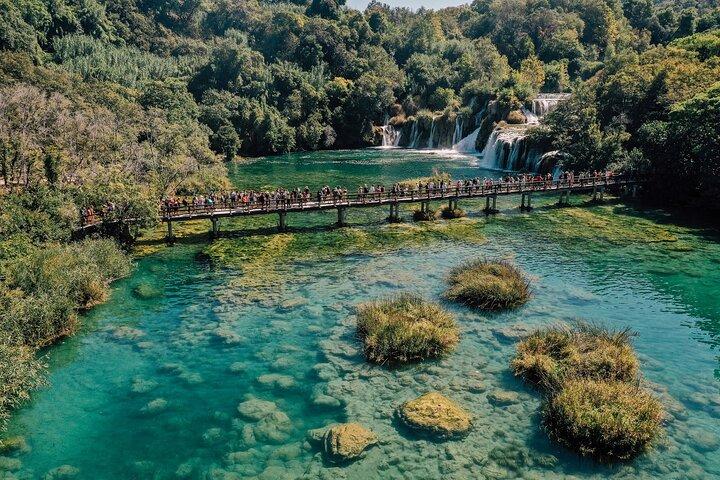 De Split: passeio pelas cachoeiras de Krka, cruzeiro de barco e natação