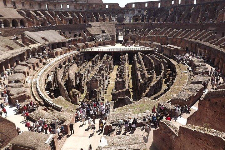 Coliseo, Foro, Palatino con audioguía y opción Arena o Autobús