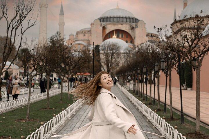 Istanbul Photo Shooting with Flying Dress