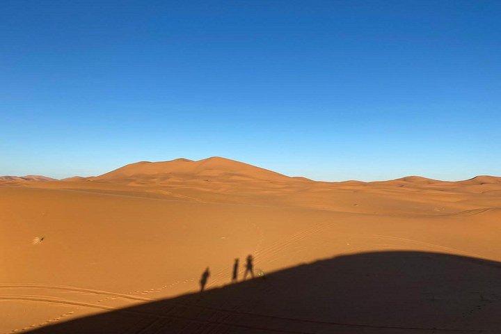 Walking Trip Sunset Into Erg Chebbi Dunes, With Local Guide.