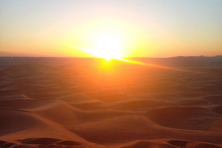 Walking Trip Sunset Into Erg Chebbi Dunes, With Local Guide.