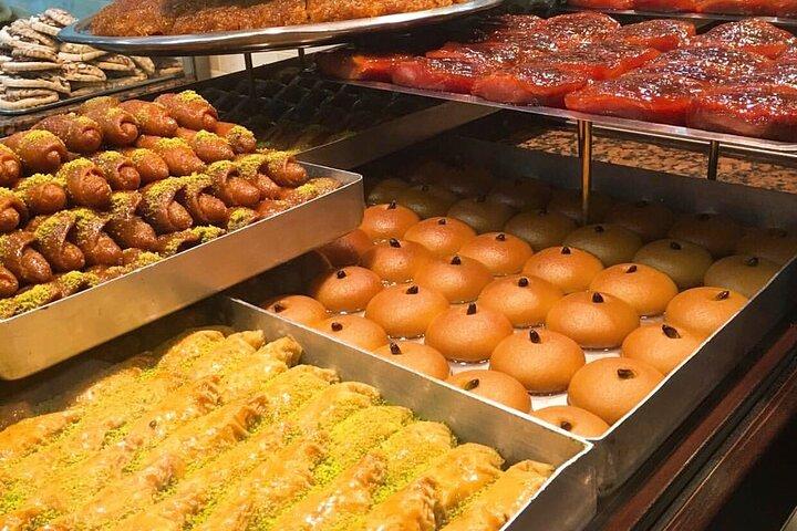 Full-Day Two Continents Food Private Guided Tour with Ferry Tickets
