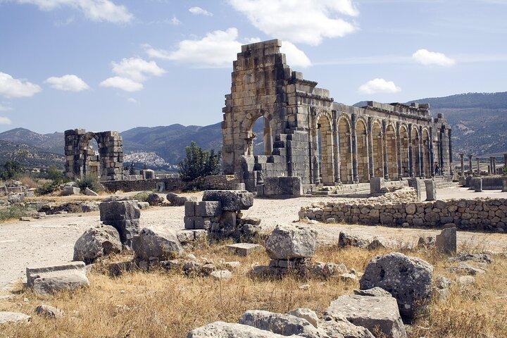 Excursión de un día desde Fez a Meknes, Volubilis, Moulay Idriss