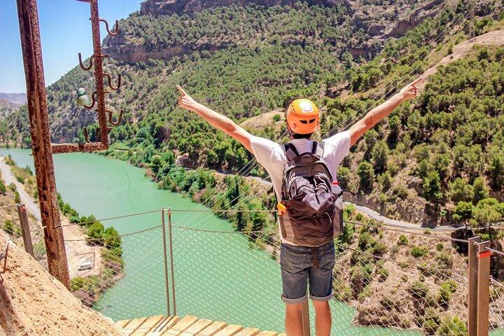 From Malaga Caminito del Rey Guided Tour with transportation