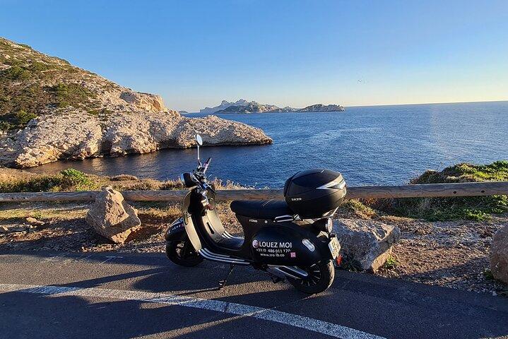 E-motorcykel virtuel guidet tur i Marseille