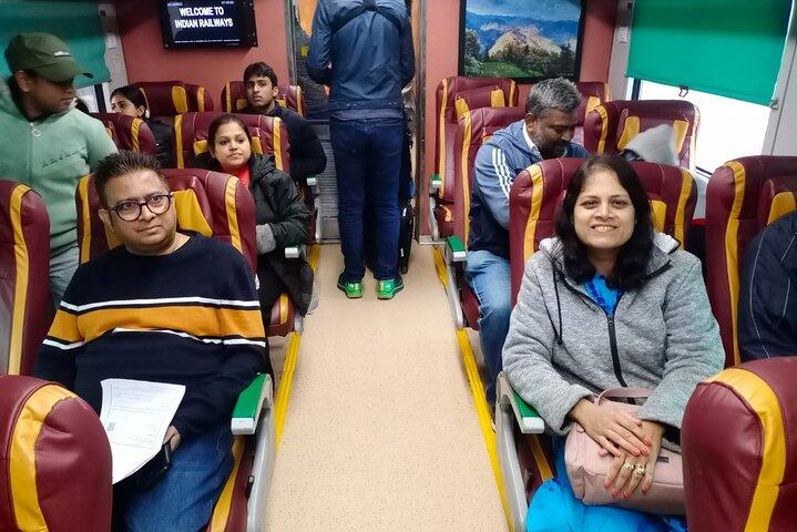 Excursion d'une journée au Taj Mahal au départ de Delhi en train ultrarapide - TOUR LE MIEUX NOTÉ
