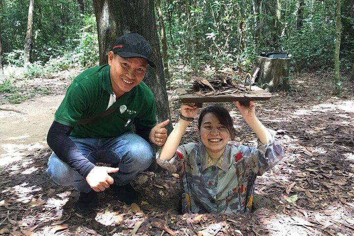 Excursão histórica de 6 horas no túnel de Cu Chi com lanche gratuito