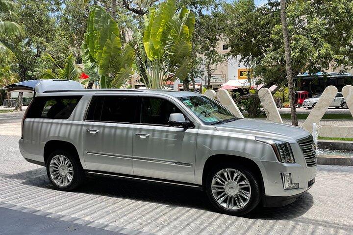 Transfert privé de luxe de l'aéroport à Playa del Carmen