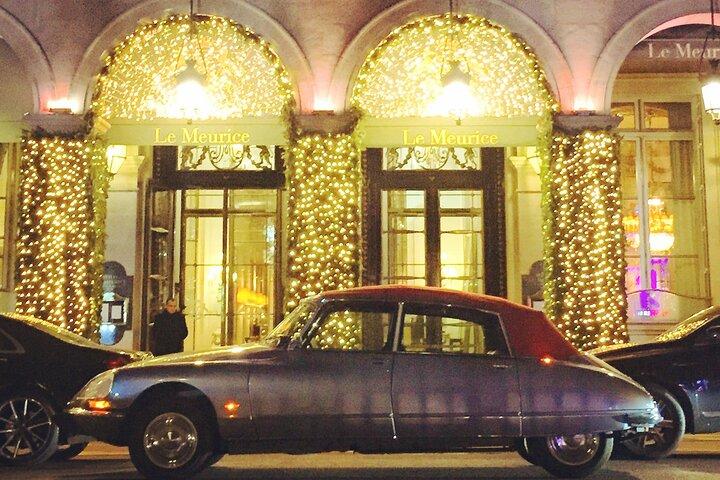 Nachttour durch Paris mit Oldtimer und Weinprobe