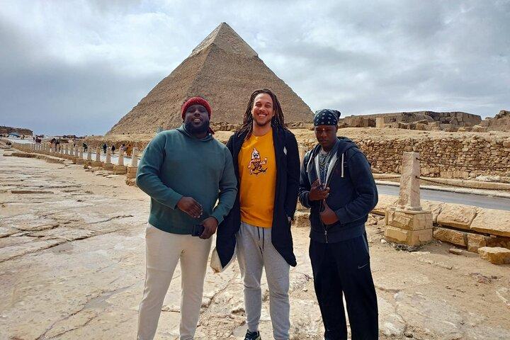 Giza Pyramids, Sphinx, Camel Ride, Lunch & Inside pyramids