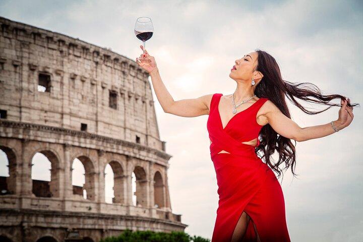 Rome Private Photoshoot Tour (Car & Walking) Night & Day