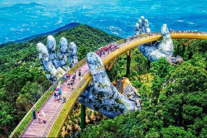 Da Nang Ba Na Hill - Golden Hand Bridge und Hoi An an einem Tag