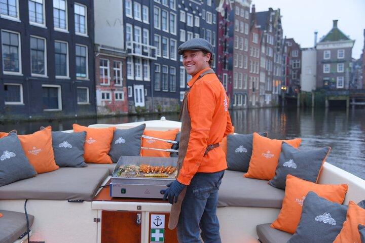 Amsterdam Private BBQ and Drinks Cruise With Onboard Chef