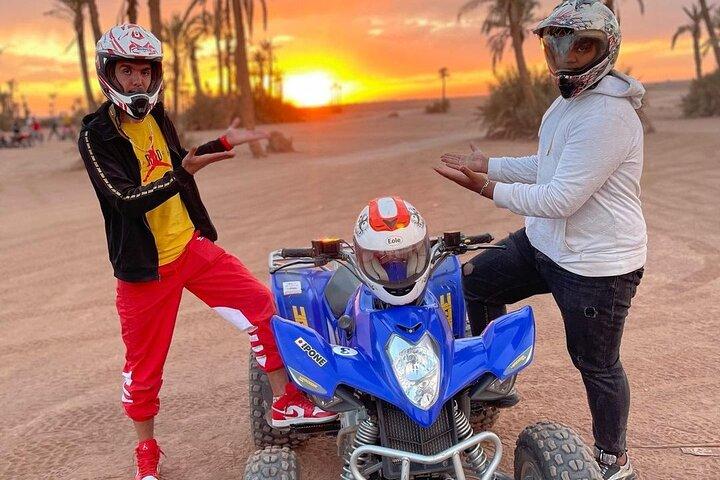 Quad Excursion in the Palmeraie Desert in Marrakech