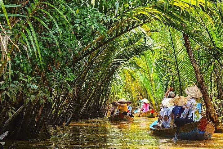 Excursão diurna para grupos pequenos no Delta do Mekong saindo de Ho Chi Minh