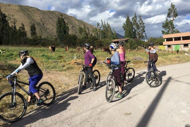 Excursion d'une demi-journée à vélo dans la Vallée Sacrée au Pérou