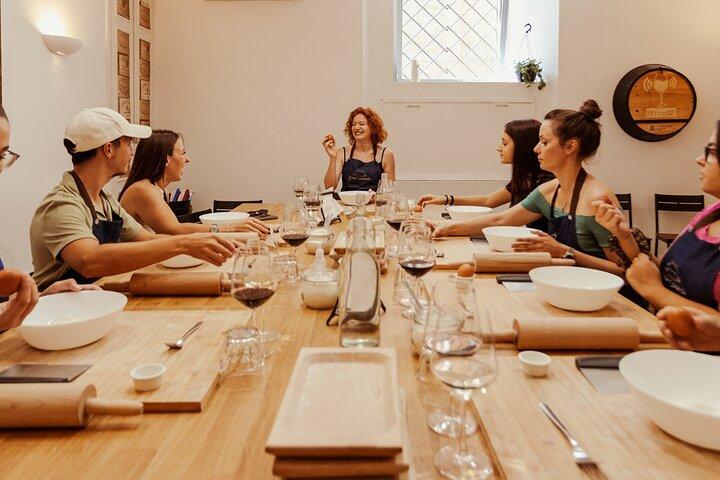 Pasta Making & Wine Tasting with Dinner in Frascati from Rome