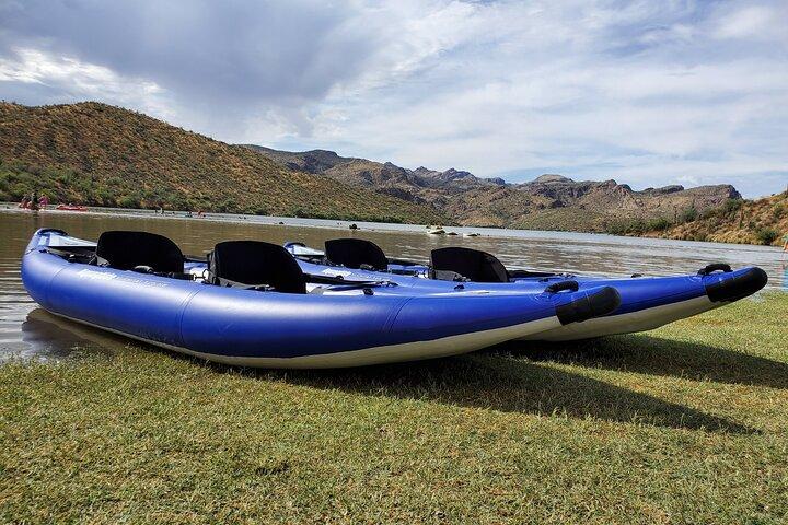 Alquiler de día completo de kayak inflable para 2 personas: se requiere transporte