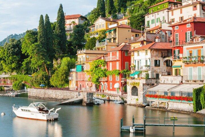 Excursion privée d'une journée à Bellagio et Varenna avec le château de Vezio