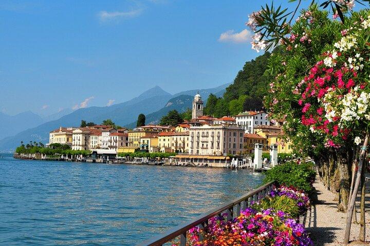 Excursion privée d'une journée à Bellagio et Varenna avec le château de Vezio